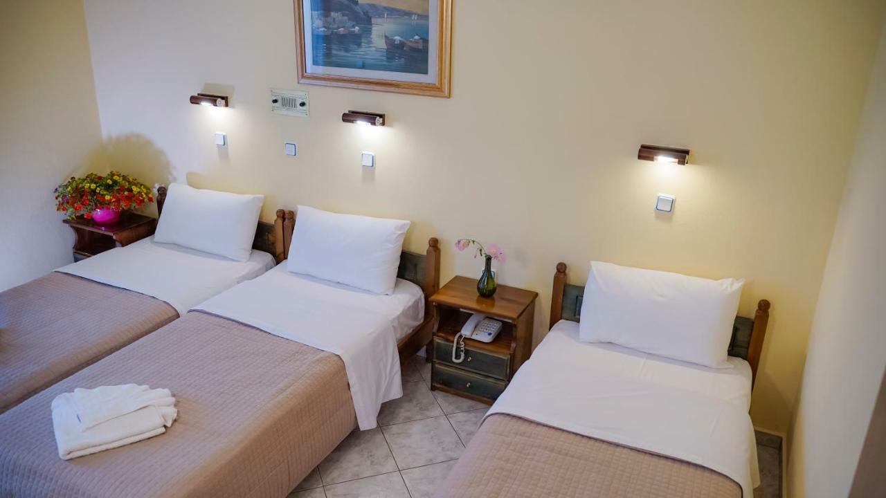 Aneton Aparthotel Chrysi Ammoudia Bagian luar foto